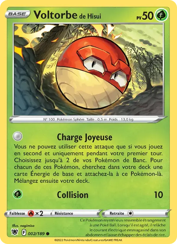 Voltorbe de Hisui - 002/216 - Astres Radieux