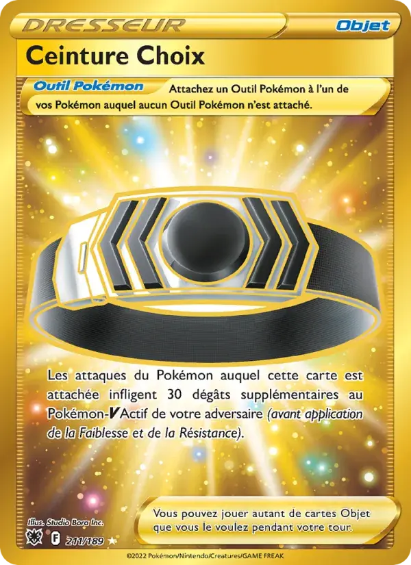 Ceinture Choix - 211/216 - Astres Radieux