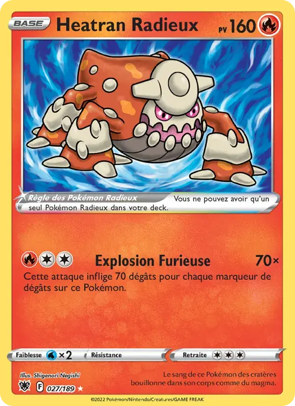 Heatran Radieux - 027/216 - Astres Radieux