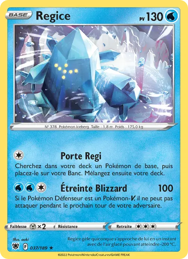 Regice - 037/216 - Astres Radieux