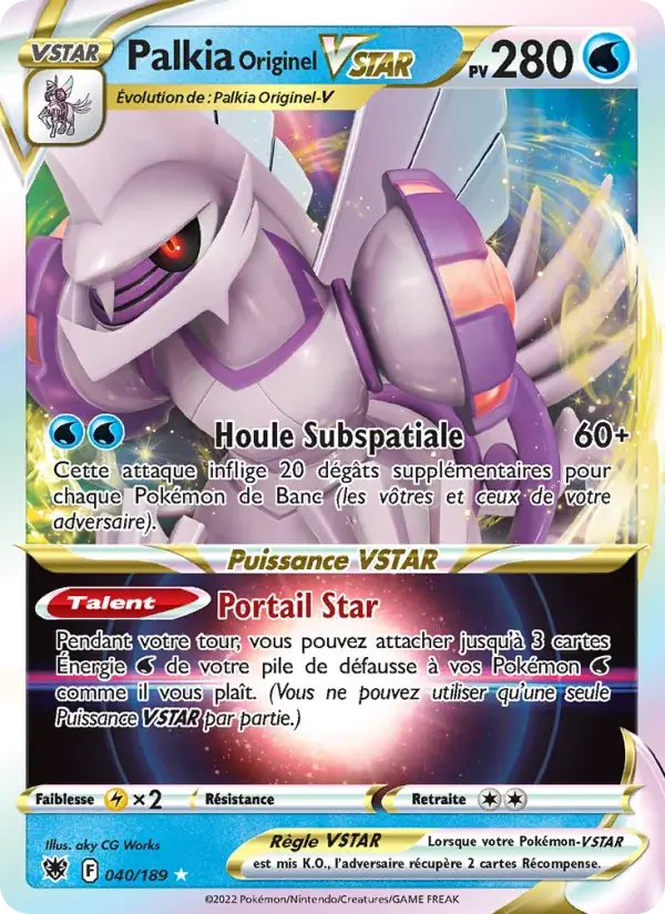 Palkia Originel VSTAR - 040/216 - Astres Radieux