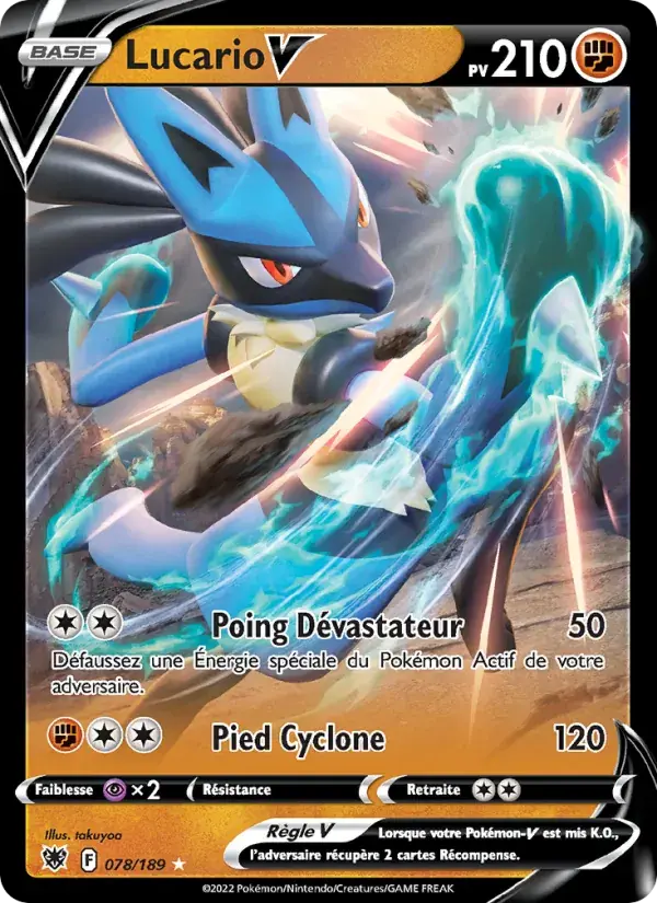 Lucario V - 078/216 - Astres Radieux