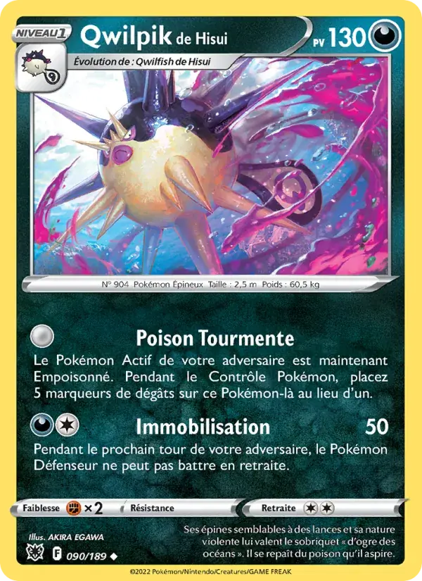 Qwilpik de Hisui - 090/216 - Astres Radieux