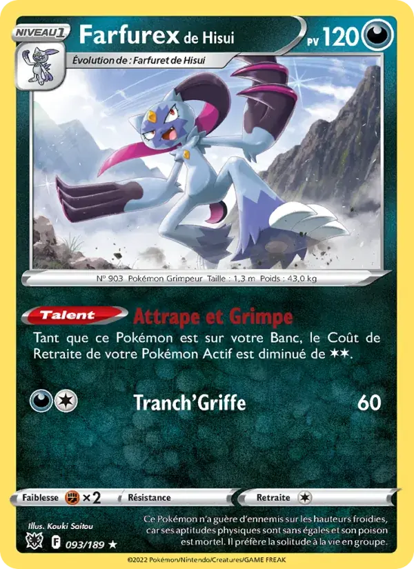 Farfurex de Hisui - 093/216 - Astres Radieux