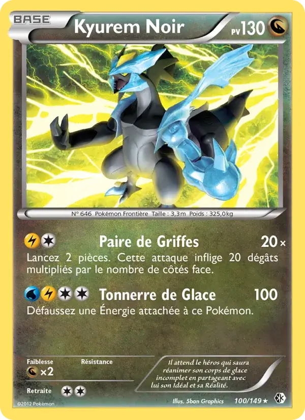 Kyurem Noir - 100/153 - Frontières Franchies