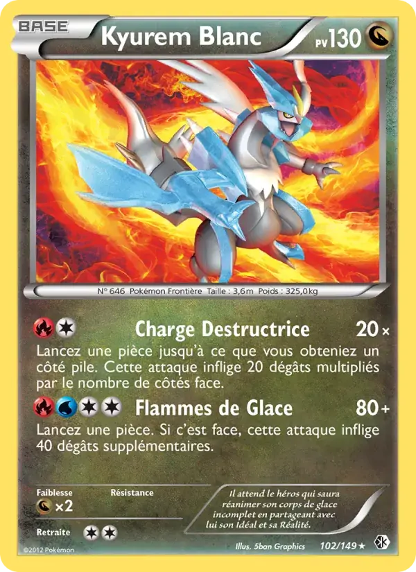 Kyurem Blanc - 102/153 - Frontières Franchies