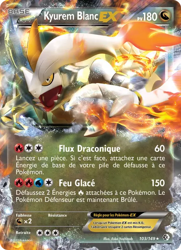 Kyurem Blanc EX - 103/153 - Frontières Franchies