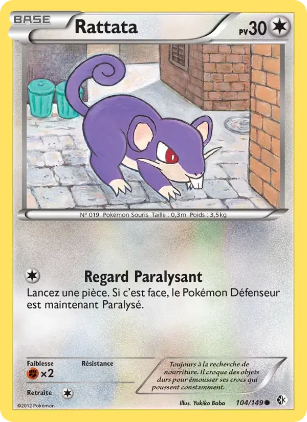 Rattata - 104/153 - Frontières Franchies