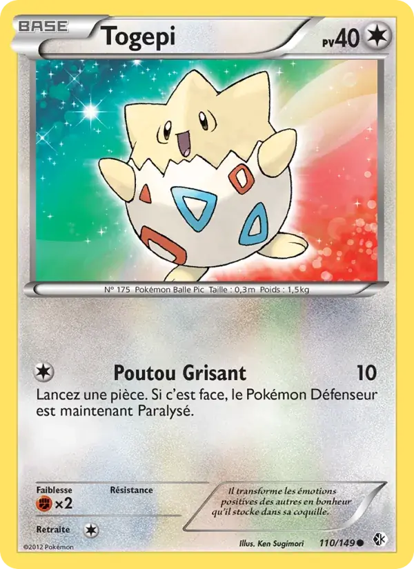 Togepi - 110/153 - Frontières Franchies