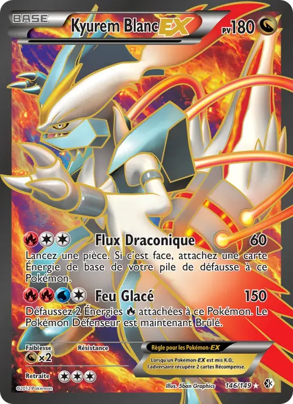 Kyurem Blanc EX - 146/153 - Frontières Franchies