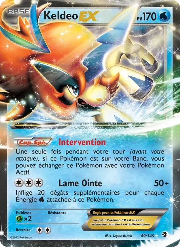 Keldeo EX - 49/153 - Frontières Franchies
