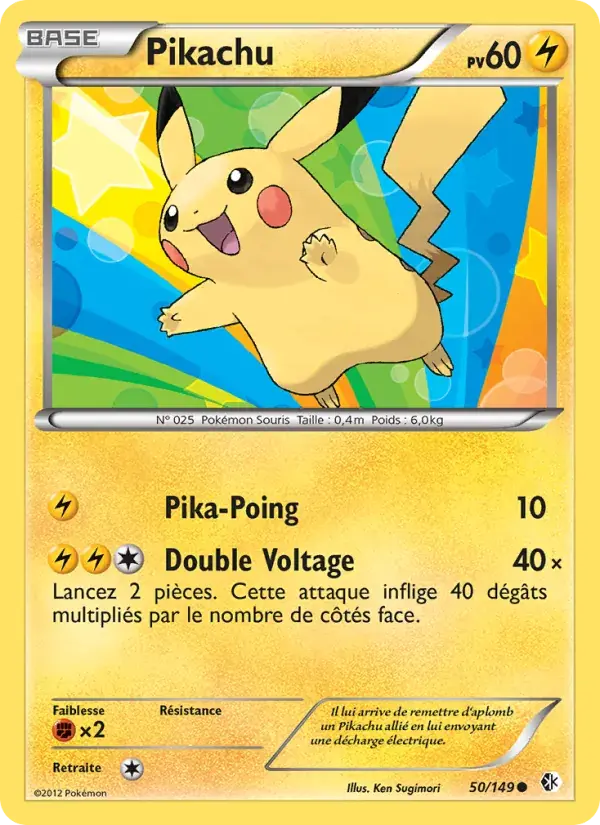 Pikachu - 50/153 - Frontières Franchies