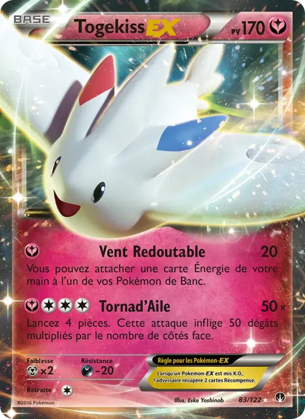 Togekiss EX - 83/126 - Rupture Turbo