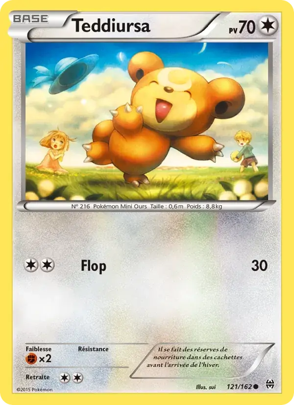 Teddiursa - 121/165 - Impulsion Turbo