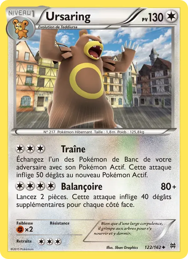 Ursaring - 122/165 - Impulsion Turbo