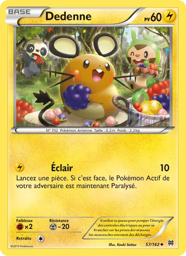 Dedenne - 57/165 - Impulsion Turbo
