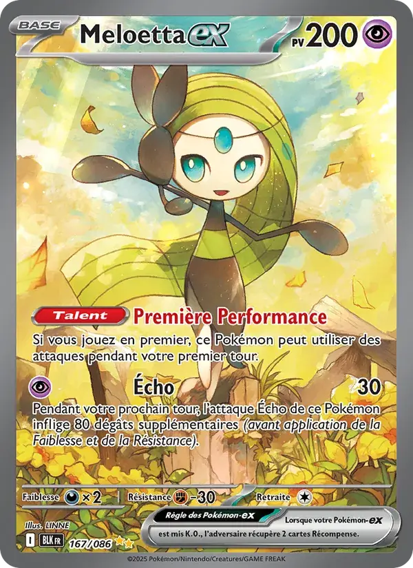 Meloetta-ex - 167/172 - Foudre Noire