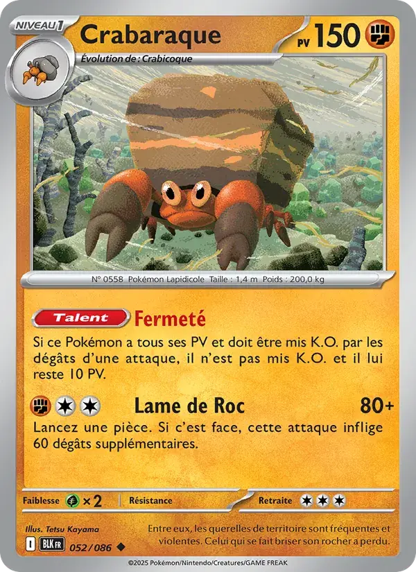 Crabaraque - 052/172 - Foudre Noire