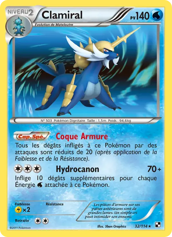 Clamiral - 32/115 - Noir & Blanc