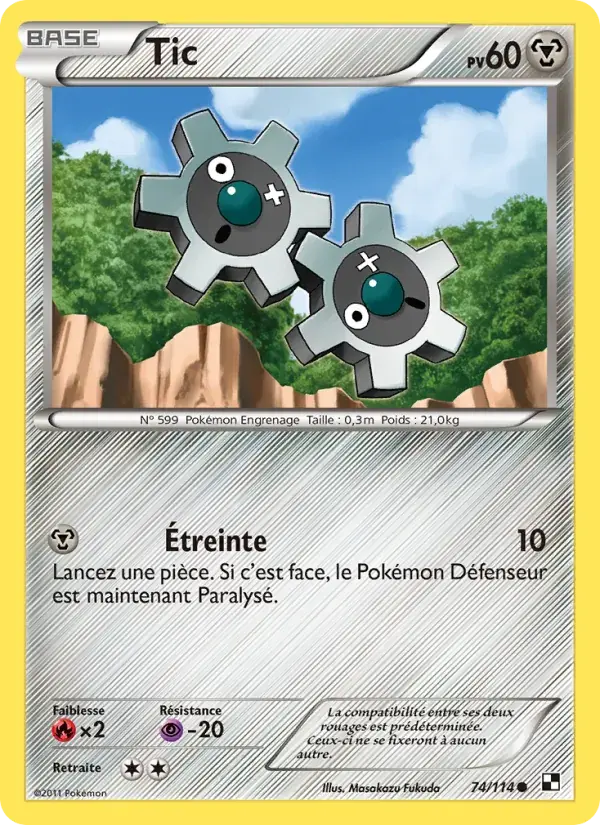 Tic - 74/115 - Noir & Blanc