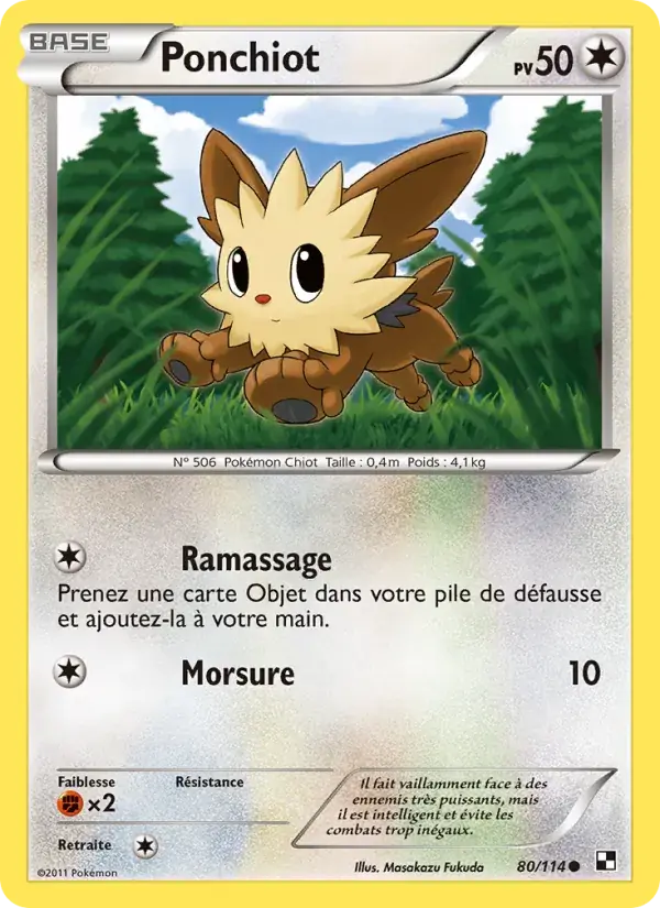 Ponchiot - 80/115 - Noir & Blanc
