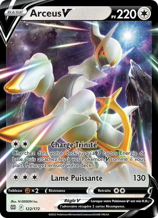 Arceus V - 122/186 - Stars Étincelantes