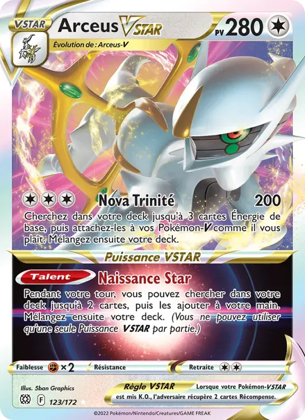 Arceus VSTAR - 123/186 - Stars Étincelantes