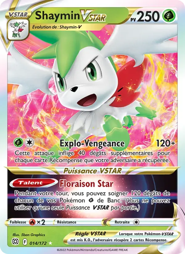 Shaymin VSTAR - 014/186 - Stars Étincelantes