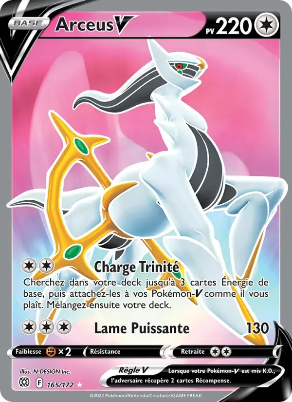 Arceus V - 165/186 - Stars Étincelantes