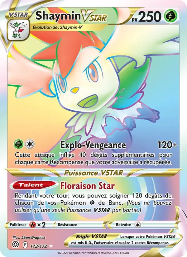 Shaymin VSTAR - 173/186 - Stars Étincelantes