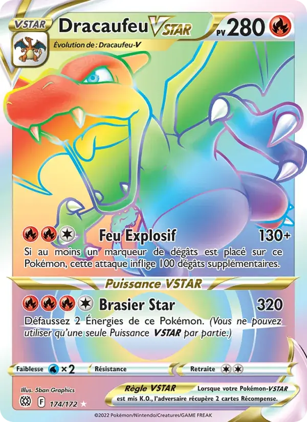 Dracaufeu VSTAR - 174/186 - Stars Étincelantes
