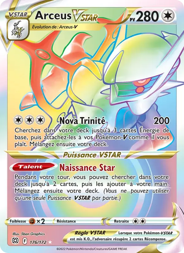 Arceus VSTAR - 176/186 - Stars Étincelantes