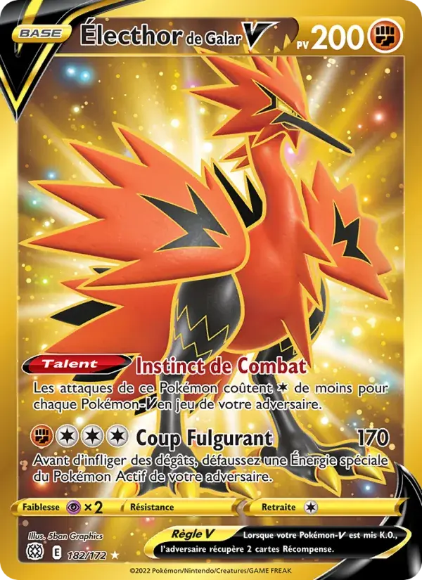 Électhor de Galar V - 182/186 - Stars Étincelantes