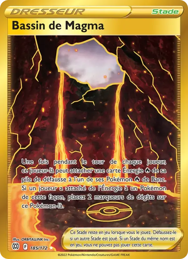 Bassin de Magma - 185/186 - Stars Étincelantes