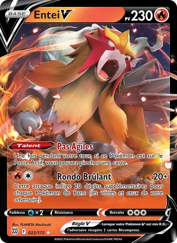 Entei V - 022/186 - Stars Étincelantes