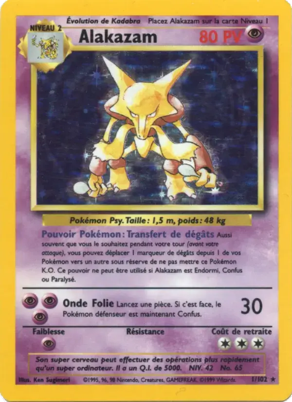Alakazam - 1/102 - Set de Base