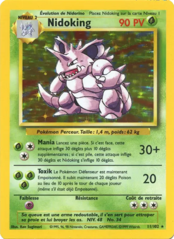 Nidoking - 11/102 - Set de Base