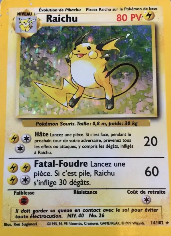 Raichu - 14/102 - Set de Base