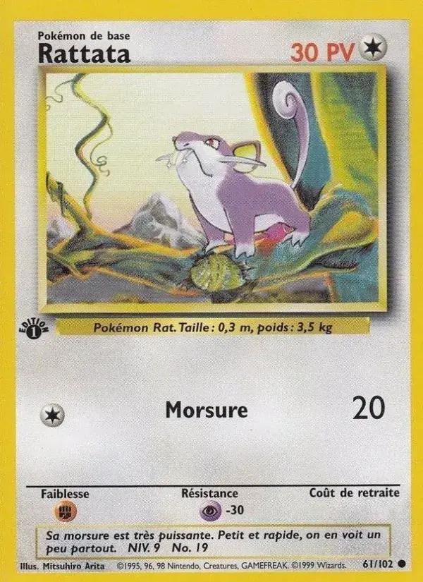 Rattata - 61/102 - Set de Base
