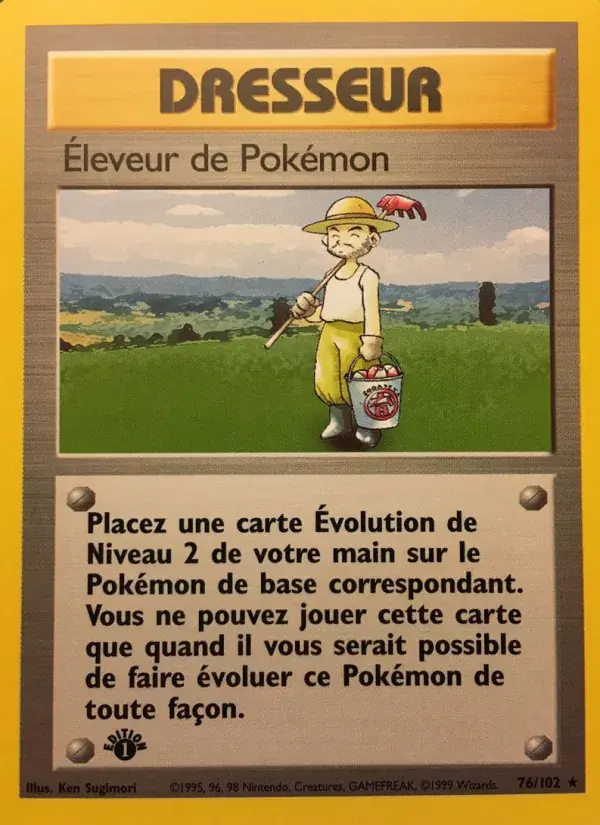 Éleveur de Pokémon - 76/102 - Set de Base