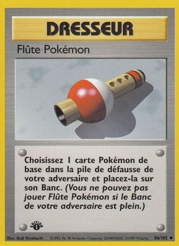 Flûte Pokémon - 86/102 - Set de Base