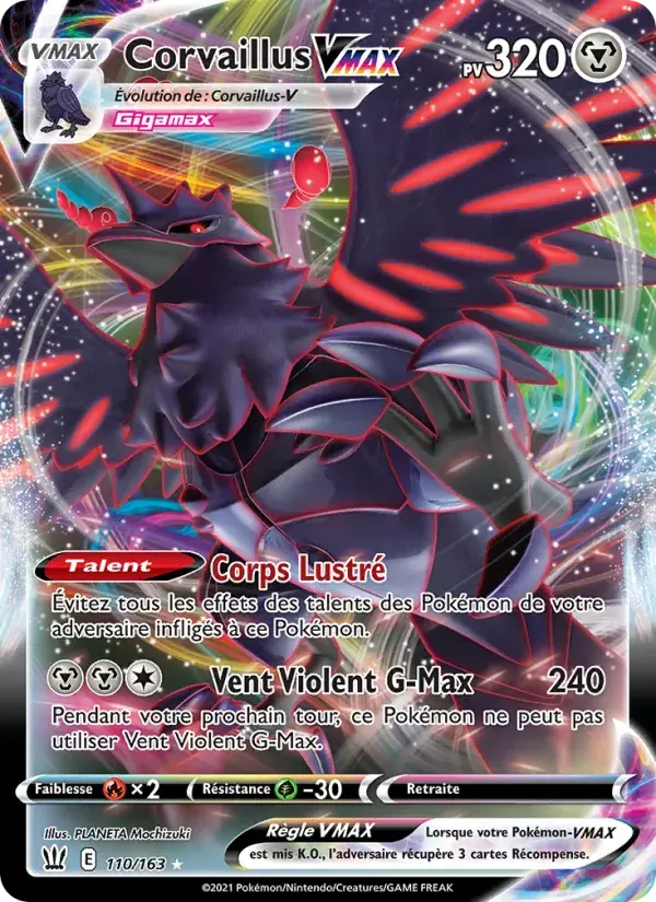 Corvaillus VMAX - 110/183 - Styles de combat