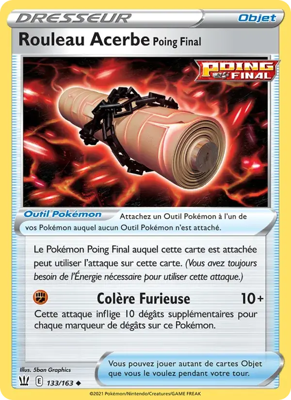 Rouleau Acerbe Poing Final - 133/183 - Styles de combat