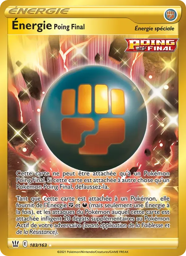 Énergie Poing Final - 183/183 - Styles de combat