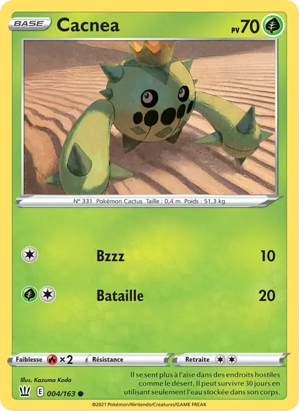 Cacnea - 4/183 - Styles de combat