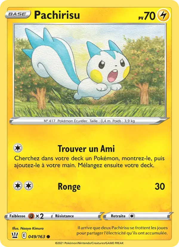 Pachirisu - 49/183 - Styles de combat
