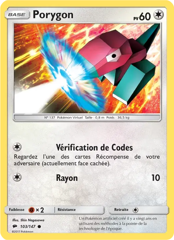 Porygon - 103/169 - Ombres Ardentes