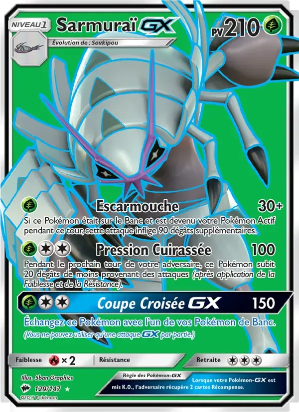 Sarmuraï GX - 129/169 - Ombres Ardentes