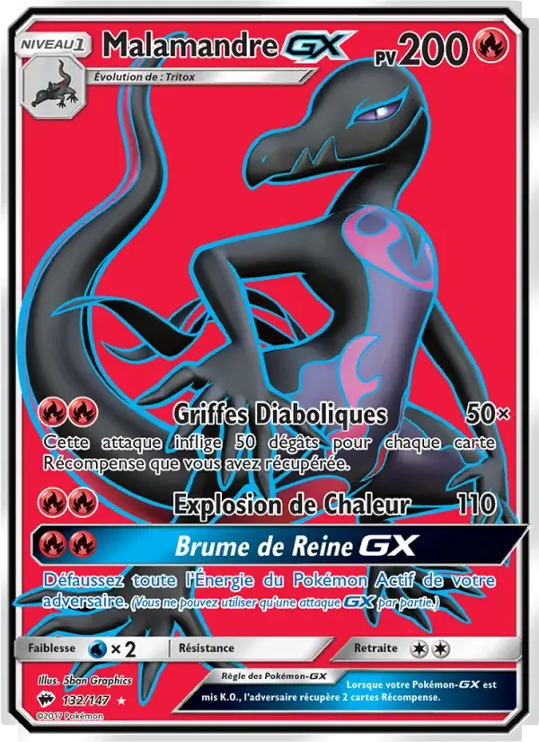 Malamandre GX - 132/169 - Ombres Ardentes