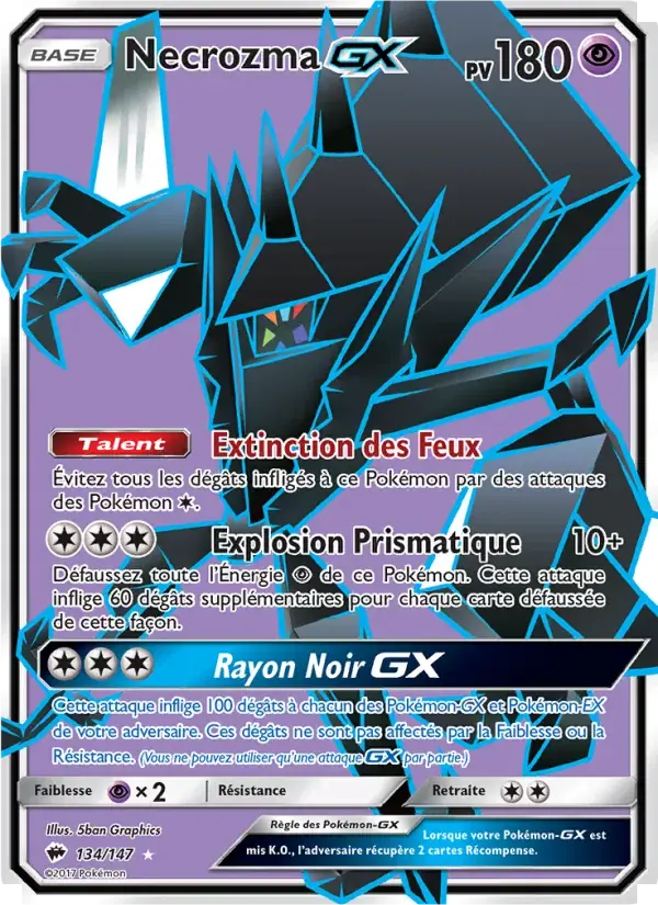 Necrozma GX - 134/169 - Ombres Ardentes